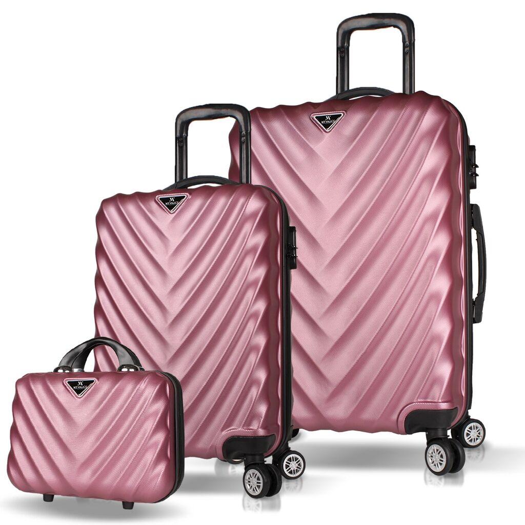 MyValice Set kofera 7484, 3 dijela, Rose Gold