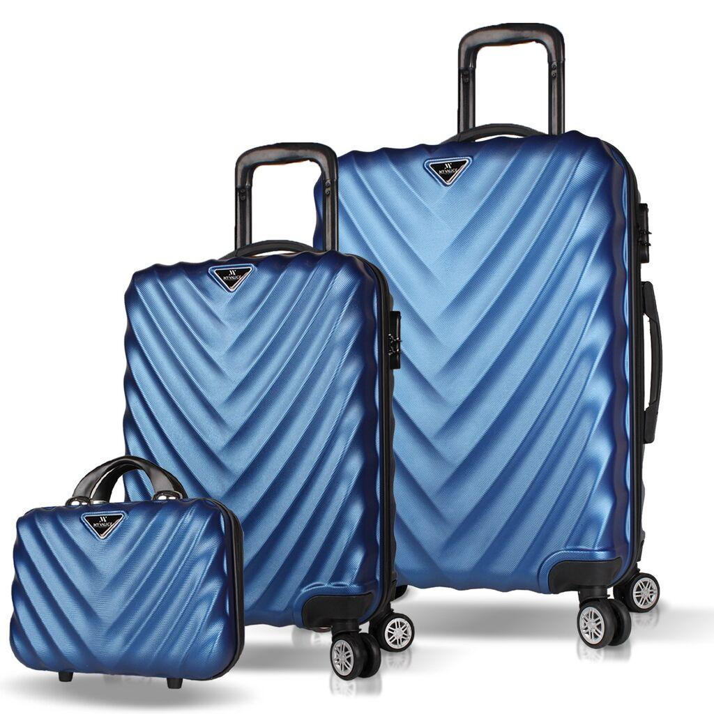 MyValice set kofera 7538, 3 dijela, plavi
