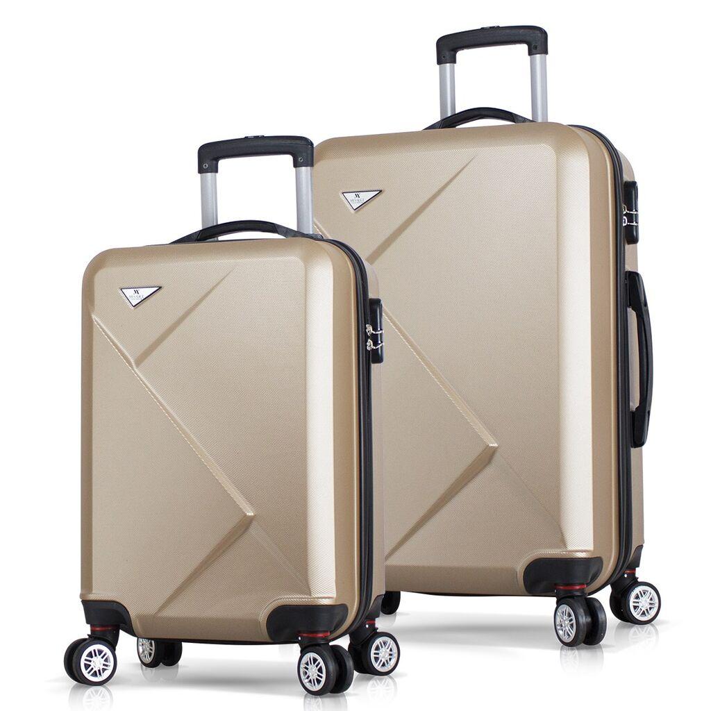 MyValice Set kofera 6868, 2 dijela, Zlatne boje