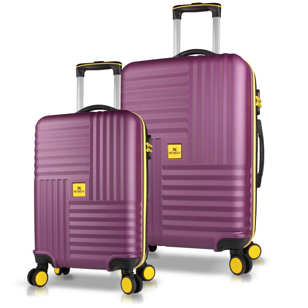 MyValice set kofera 8234, 2 dijela, bordo
