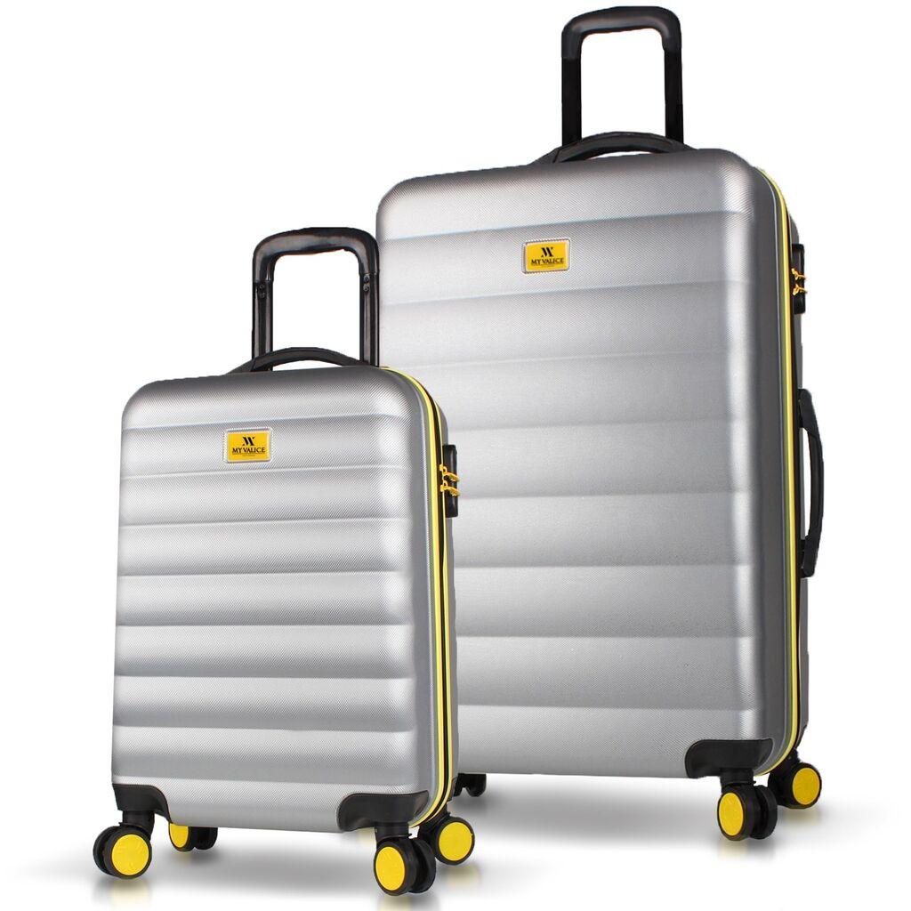 MyValice set kofera 6544, 2 dijela, siva