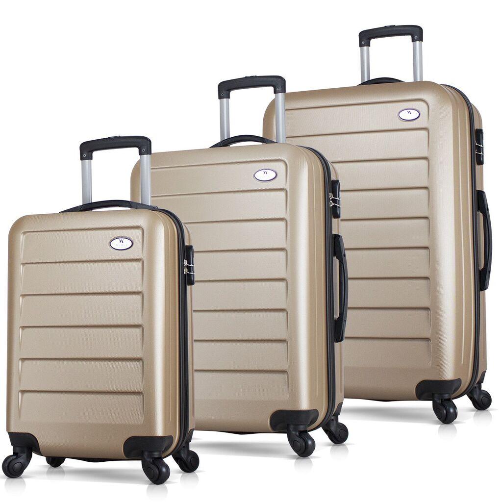 MyValice Set kofera 6301, 3 dijela, Zlatne boje