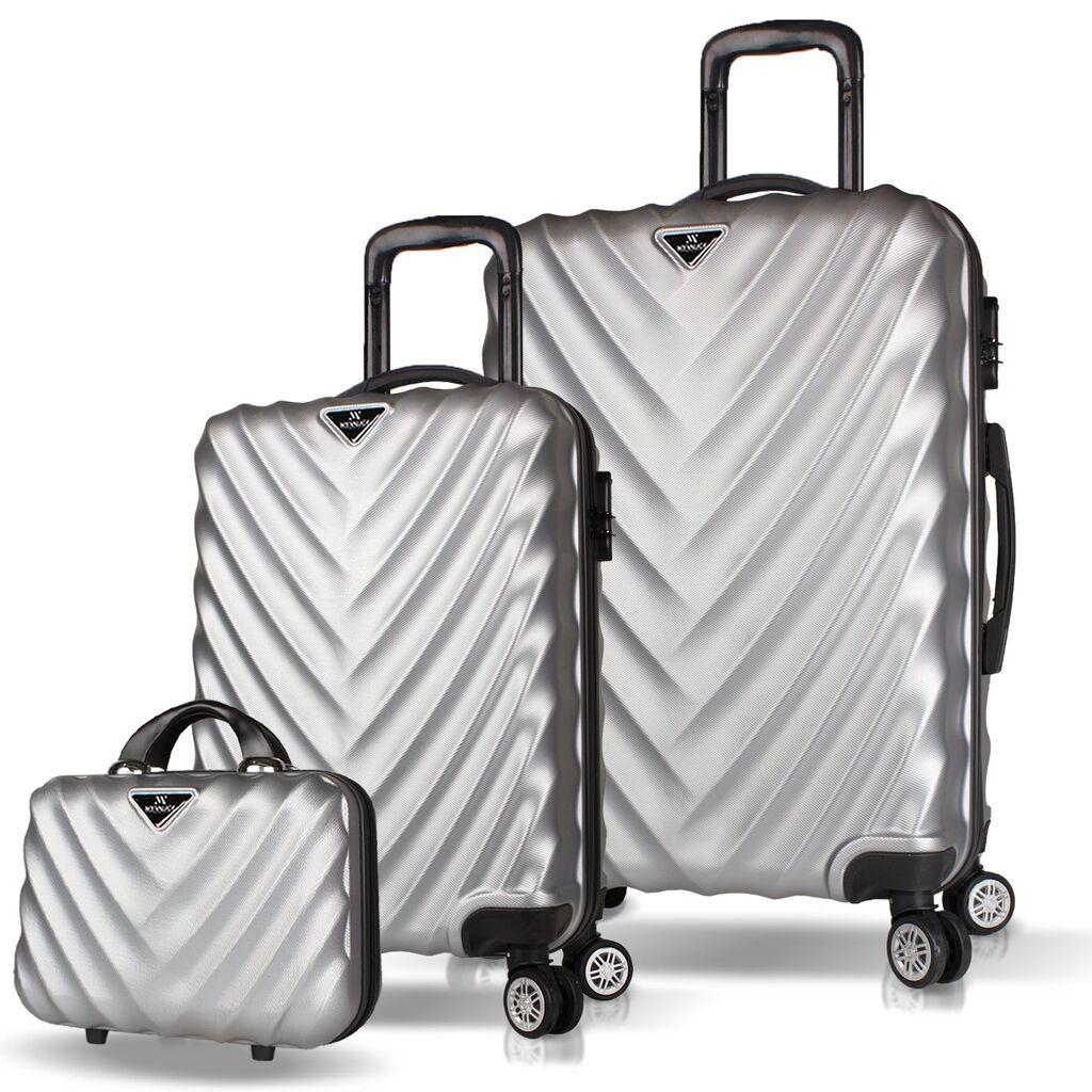 MyValice set kofera 7514, 3 dijela, siva