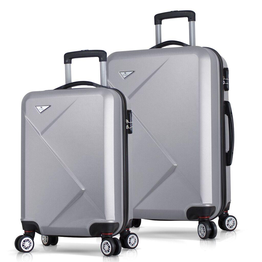 MyValice set kofera 4896, 2 dijela, siva