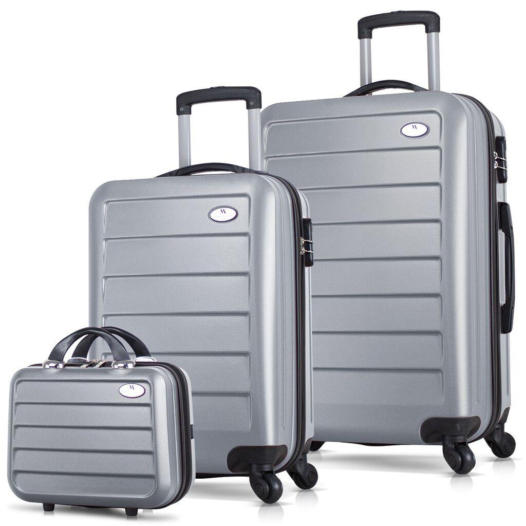 MyValice set kofera 4872, 3 dijela, siva