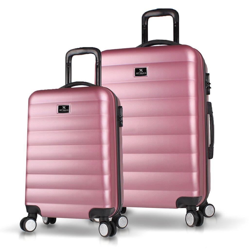 MyValice set kofera 6490, 2 dijela, ružičasto zlato