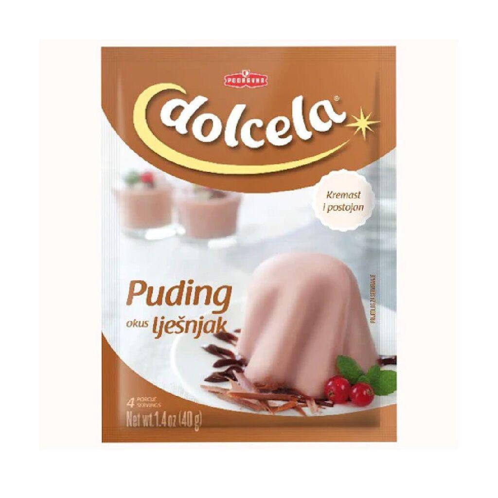 Podravka Dolcela Puding, 40 g, Lješnjak