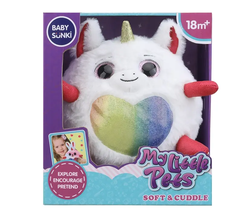 BABY SUNKI Muzička igračka za bebe Jednorog Star Five, bijela