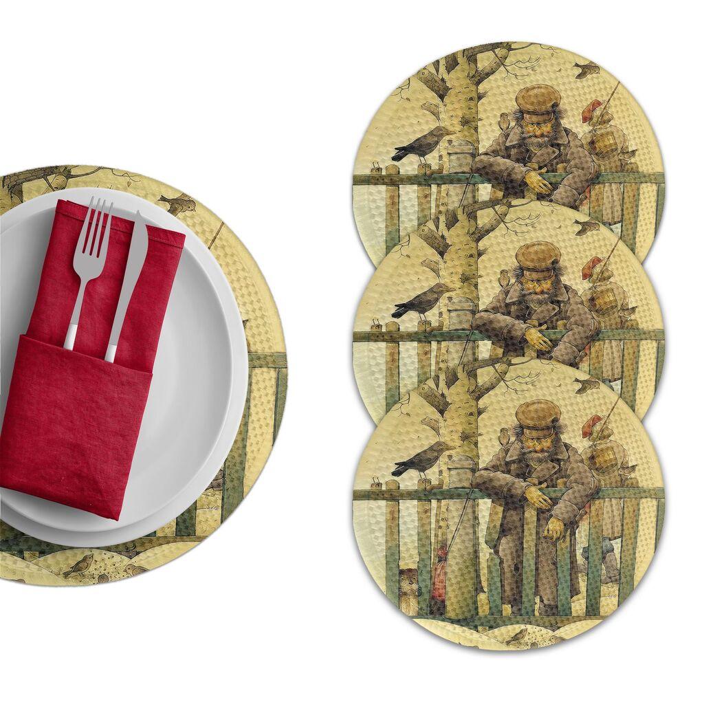 Hermia podmetač za sto 3525 Supla, 4 komada, šareni