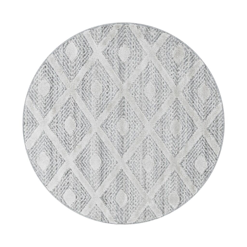 Conceptum Hypnose Tepih Pisa 4707, 160 x 160cm, Sivi
