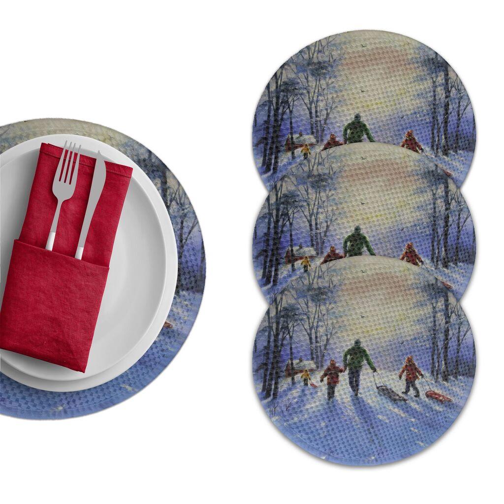 Hermia podmetač za sto 3037 Supla, 4 komada, šareni