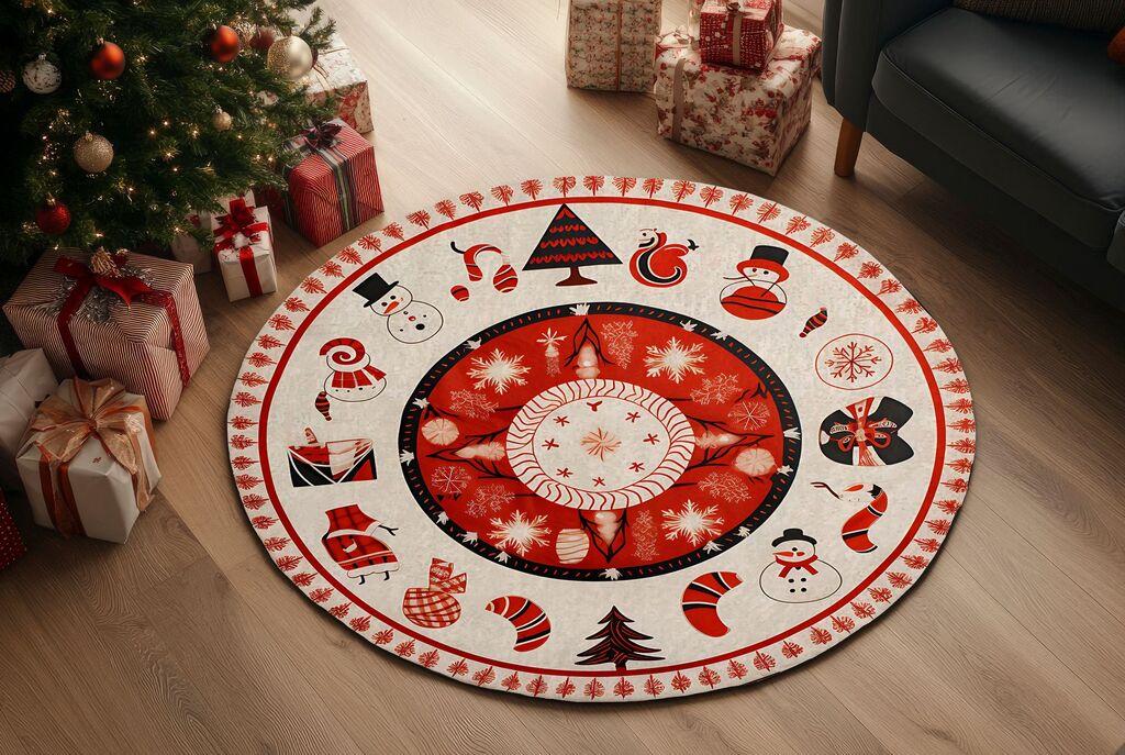 Conceptum Hypnose Tepih Crp-Yrlk26-12, 100 x 100cm, Šareni