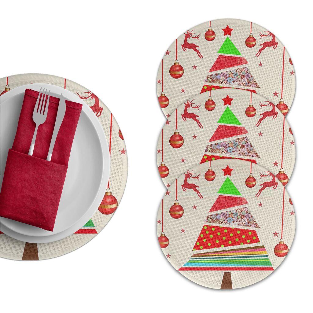 Hermia podmetač za sto 3594 Supla, 4 komada, šareni