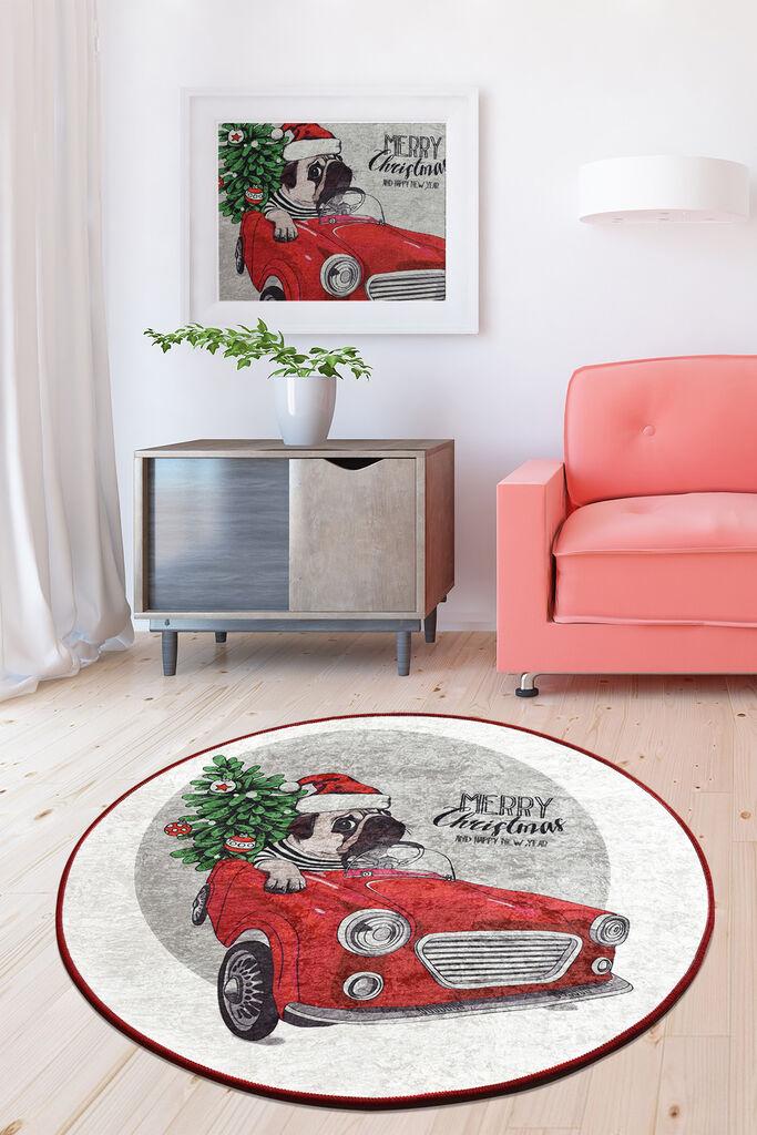 Conceptum Hypnose Carpet Sretan Božić, 100cm, Šaren