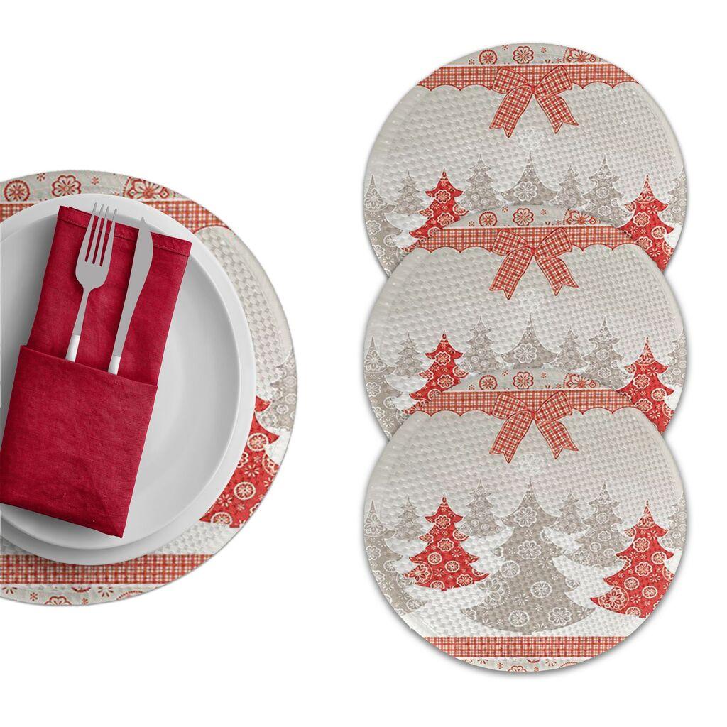 Hermia podmetač za sto 4300 Supla, 4 komada, šareni