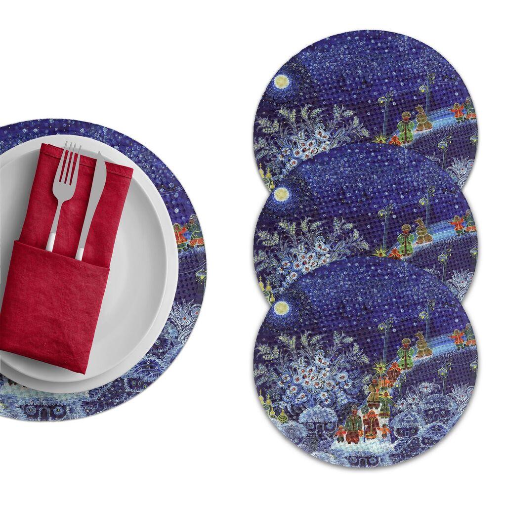 Hermia podmetač za sto 3242Supla, 4 komada, šareni