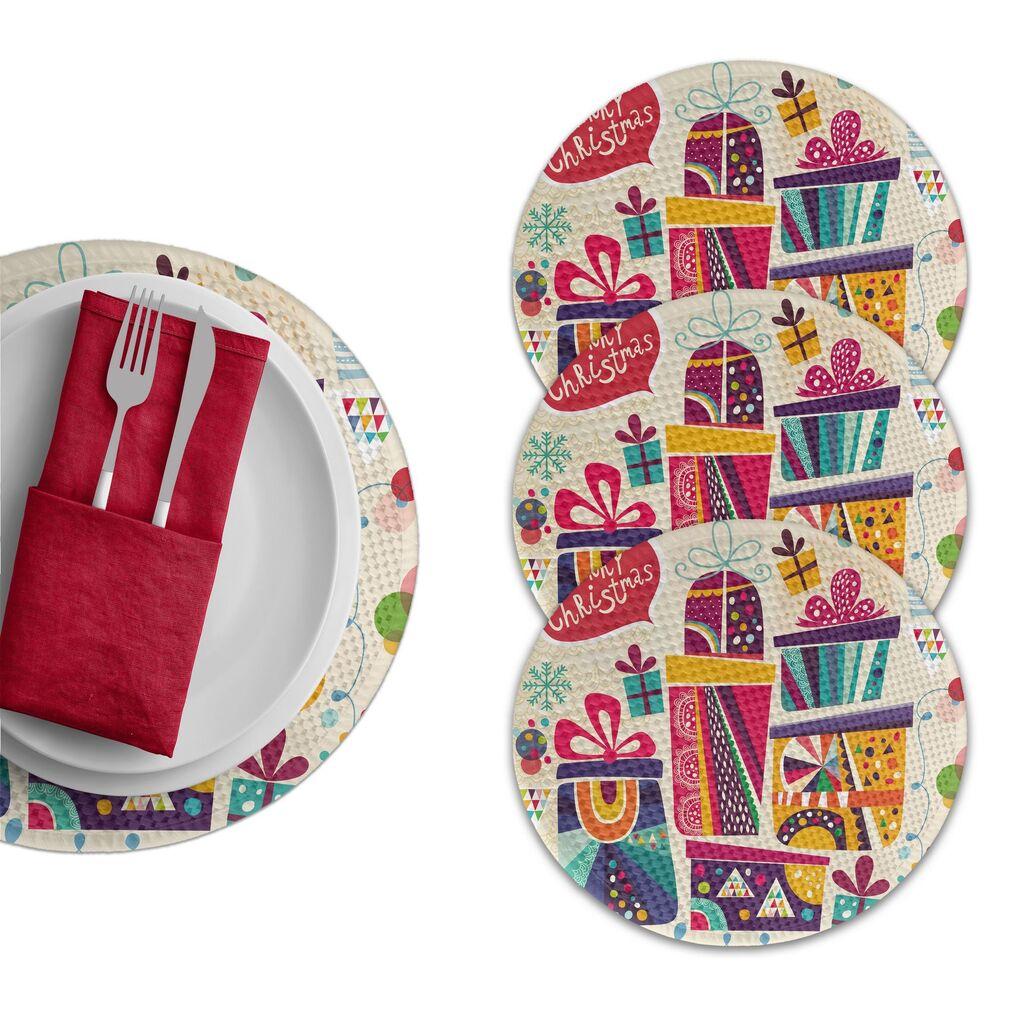 Hermia podmetač za sto 2993 Supla, 4 komada, šareni