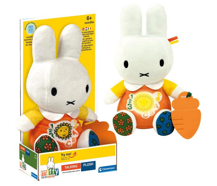Interaktivna igračka Miffy za bebu Clementoni, bijela