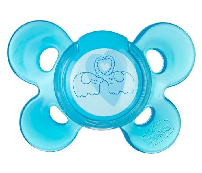 Chicco Varalica physio silikon 6-16m 1/1 0%BPA-plava udobnost, plava