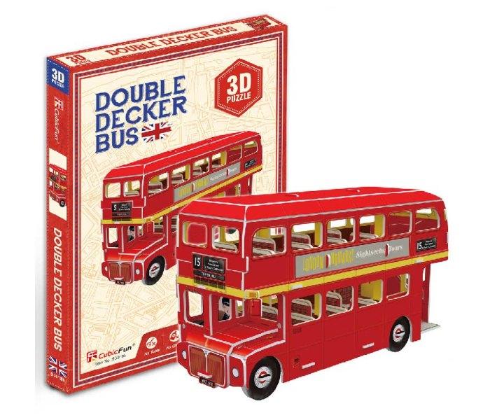 CUBIC FUN Puzzle 3D Dvospratni autobus S3018