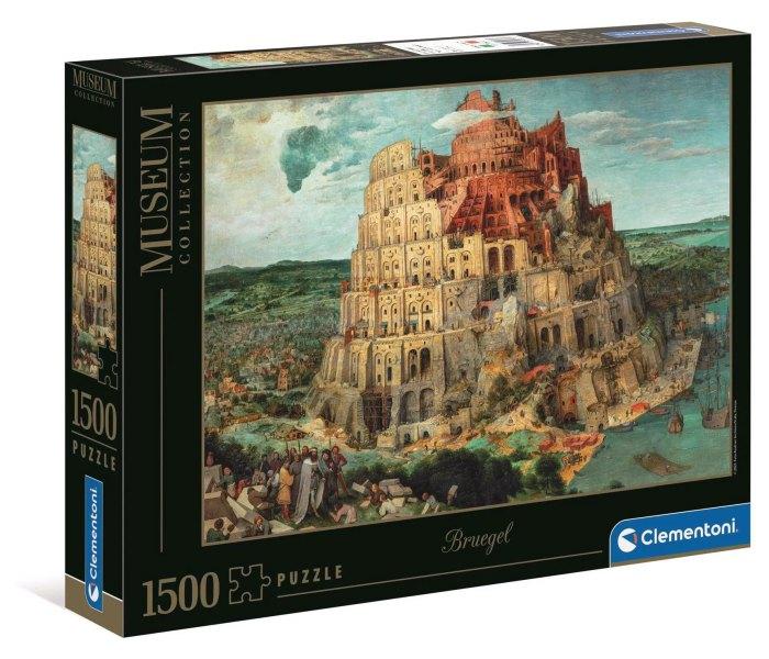 CLEMENTONI Slagalica od 1500 dijelova Muzej Babilonska kula