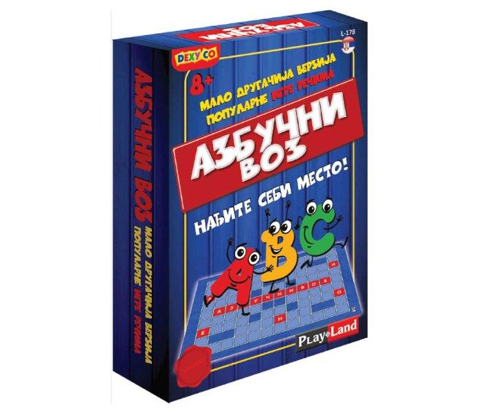 PLAY LAND Društvena igra Abecedni voz
