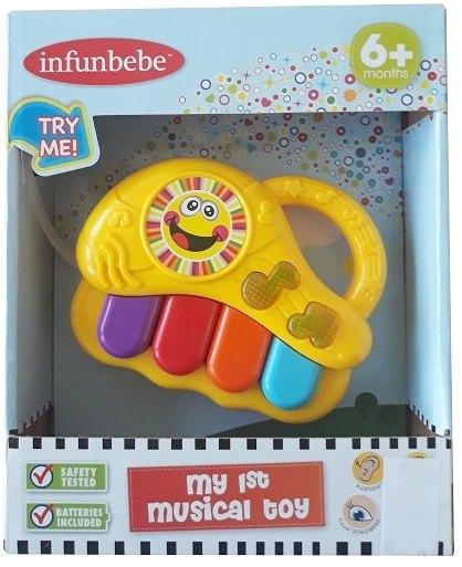 Infunbebe igračka klavir sa žutim zvukom