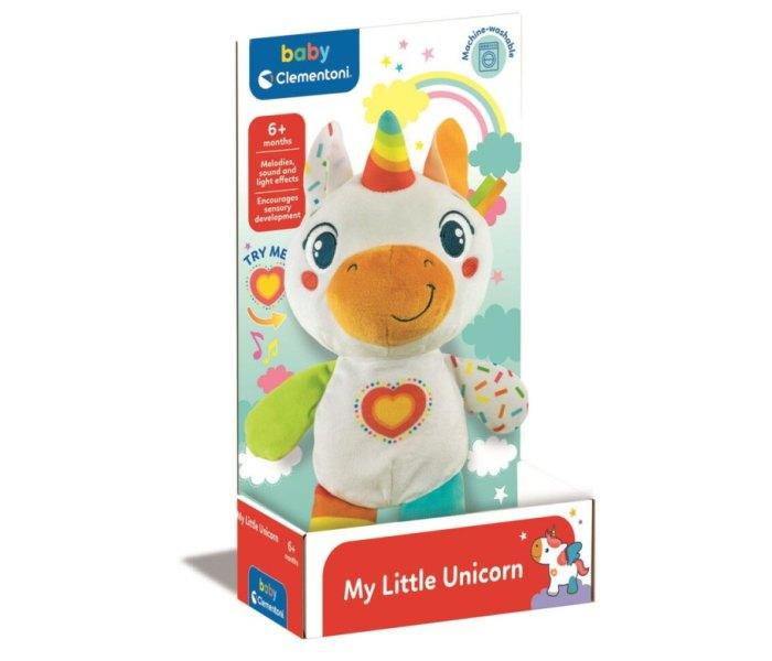 CLEMENTONI BABY Plišani jednorog