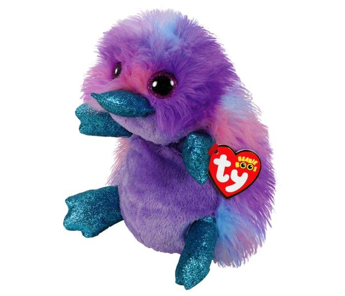 CARLETTO Plišani kljunaš Zappy 24 cm ljubičaste boje