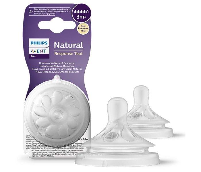 PHILIPS AVENT Duda Natural Response - srednji protok (3m+) 5136 2/1