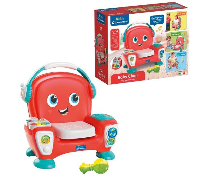 Clementon iToy dječja muzička stolica, crvena