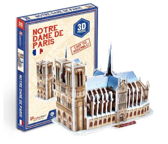 KUBIČNA ZABAVNA Slagalica 3D Notre Dame de Paris S30