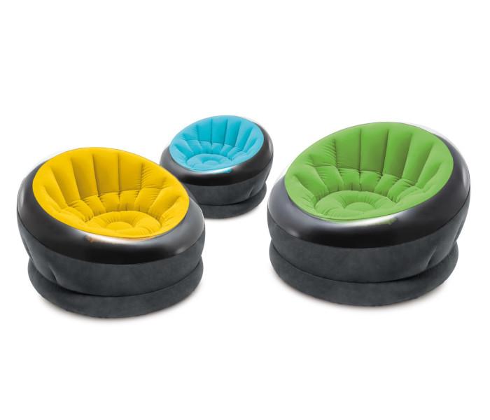 INTEX Napuhana fotelja 112x109x690cm, crna