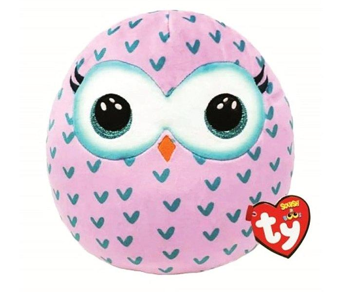 Ty plis Igračka jastuk sova 30cm.,