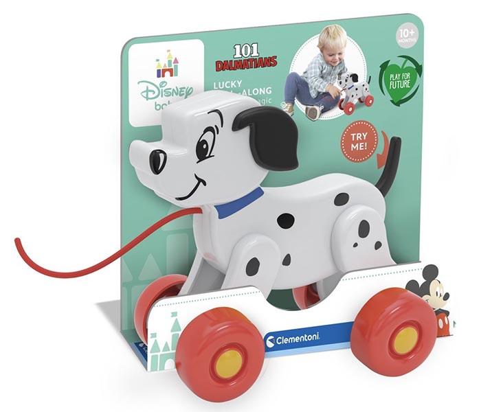 Clementoni igračka za bebe - pas 101 dalmatinac, bijela
