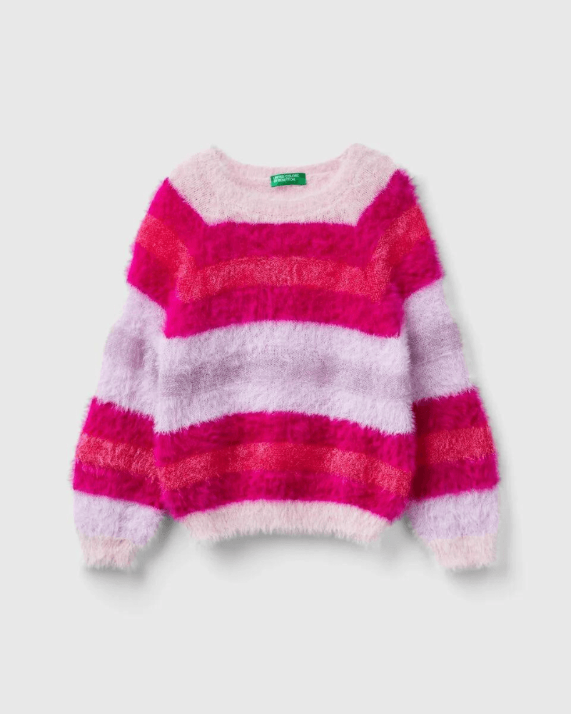 Benetton Majica dugi rukava  0G0 za djevojčice
