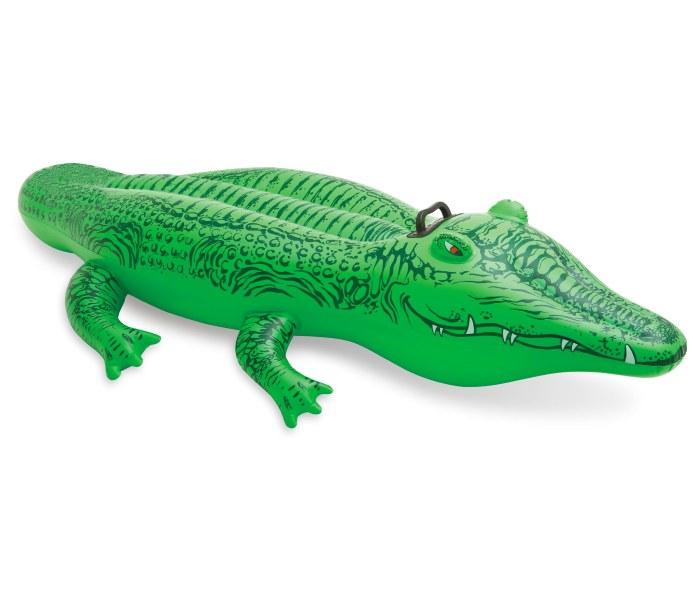 INTEX Dušek na napuhavanje Aligator 58546NP zeleni