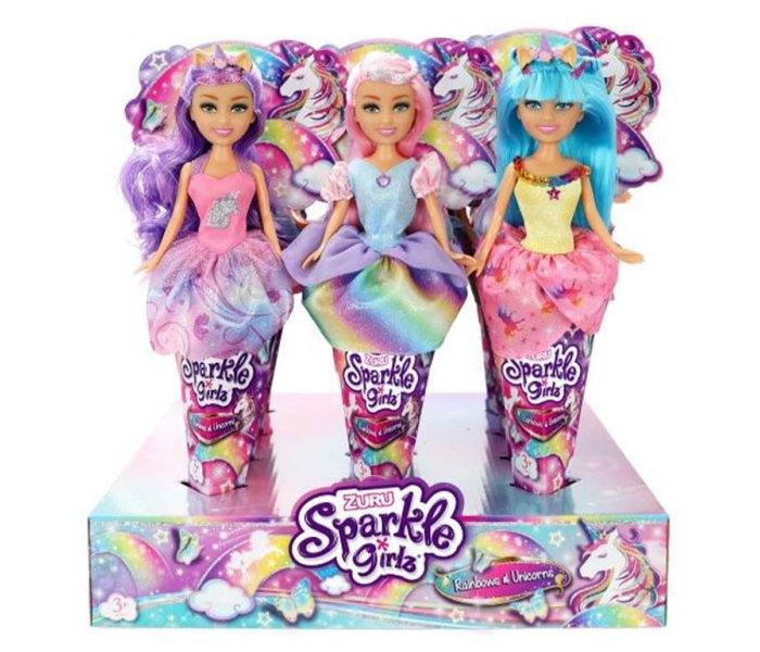 Šljokice igračke za djevojčice, princeza jednorog u kornetu, šarene