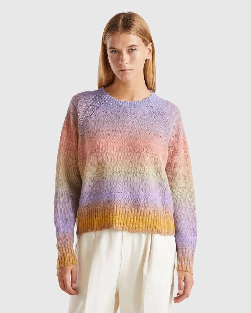 Benetton Majica dugi rukava  61P za žene