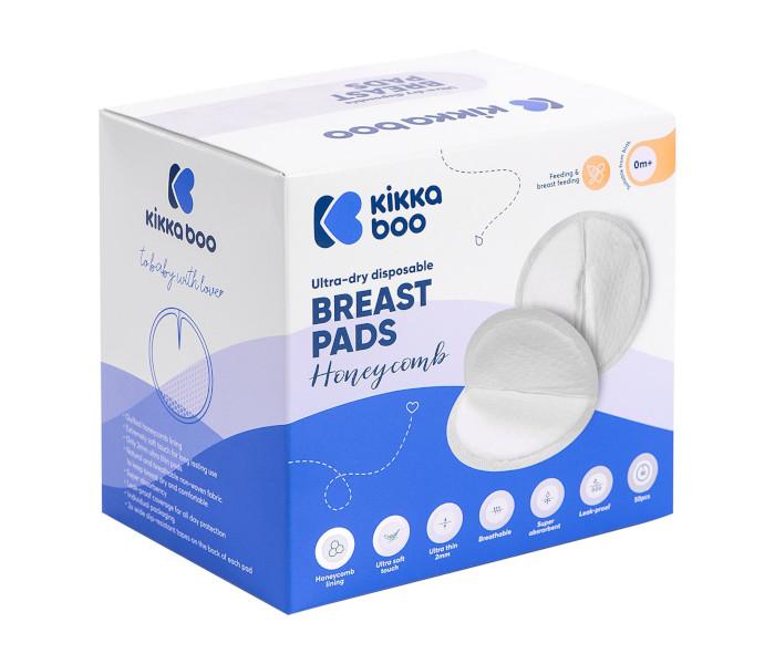 KikkaBoo Tupferi za grudi 25 komada, Bijela