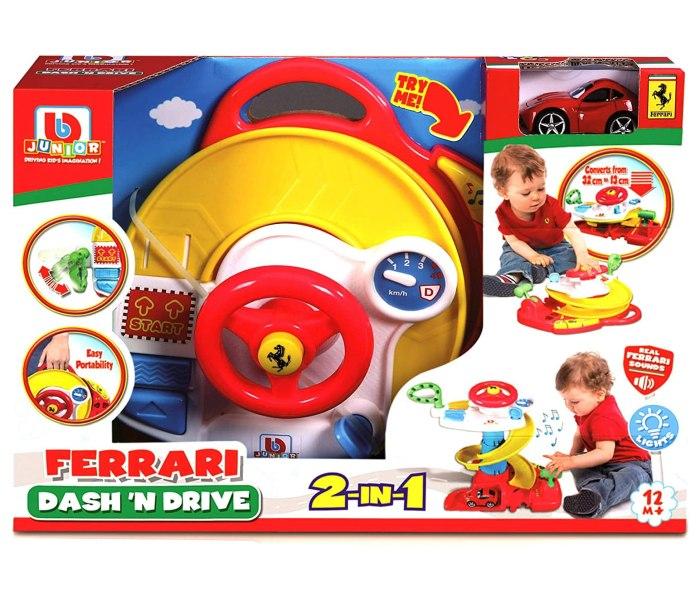 BURAGO Garage Junior set za armaturnu ploču i vožnju u boji