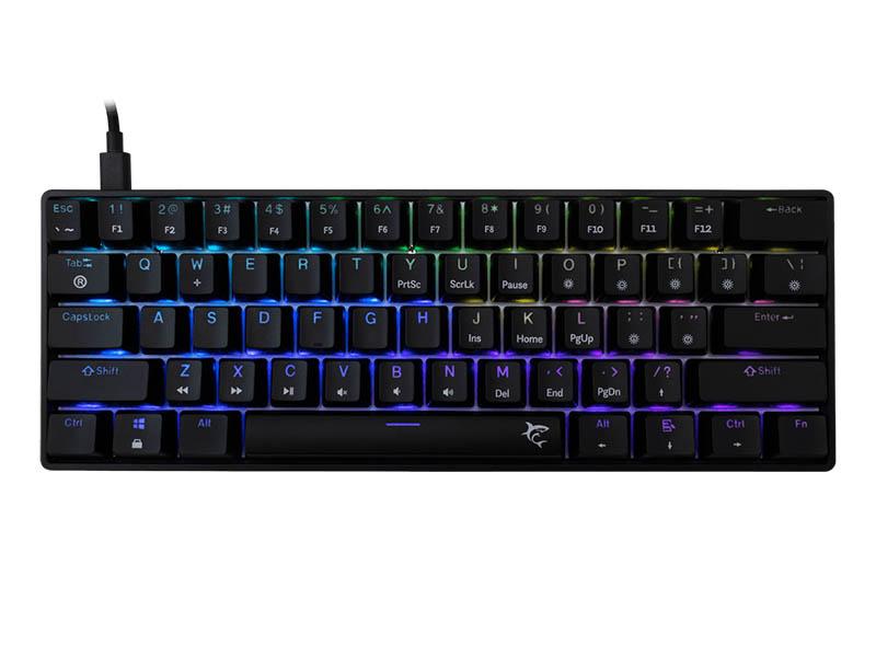 WHITE SHARK Tastatura Shinobi 2 TKL, Mehanička, 60%, Crna