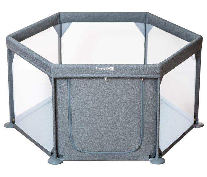 FreeON Ogradica za igranje Hexagon siva