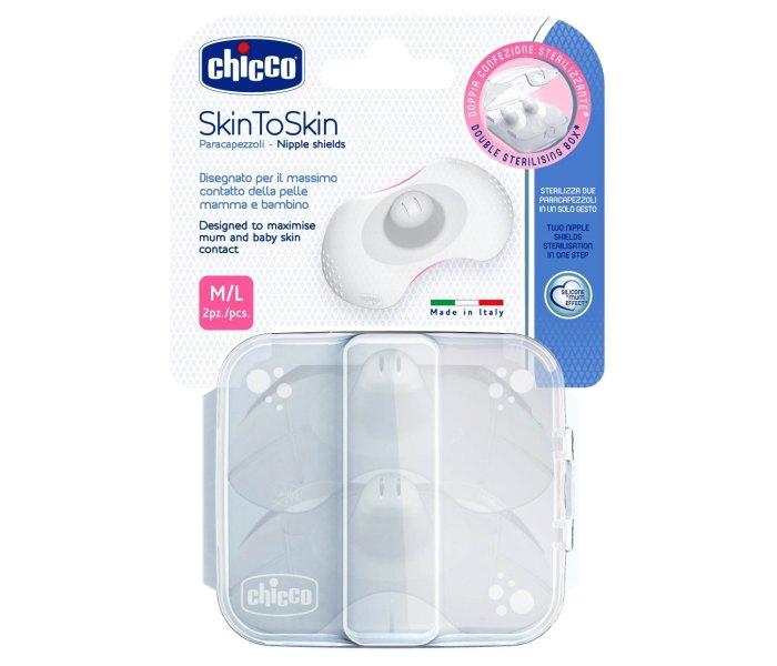 Chicco Chicco silikonska zaštita za bradavice, prozirna, prozirna
