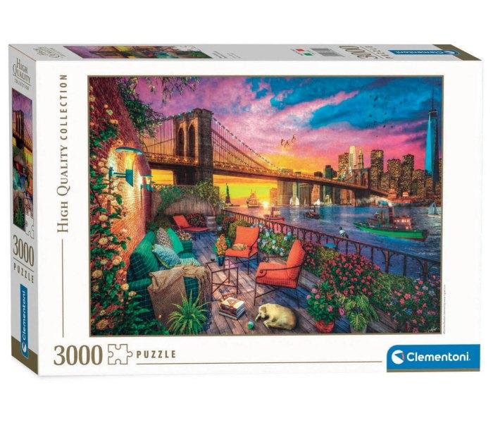 CLEMENTONI Slagalica 3000 dijelova Balkon Manhattan