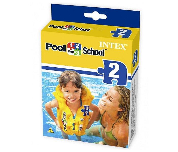INTEX Dečji prsluk za plivanje PoolSchool 50x47cm žuti