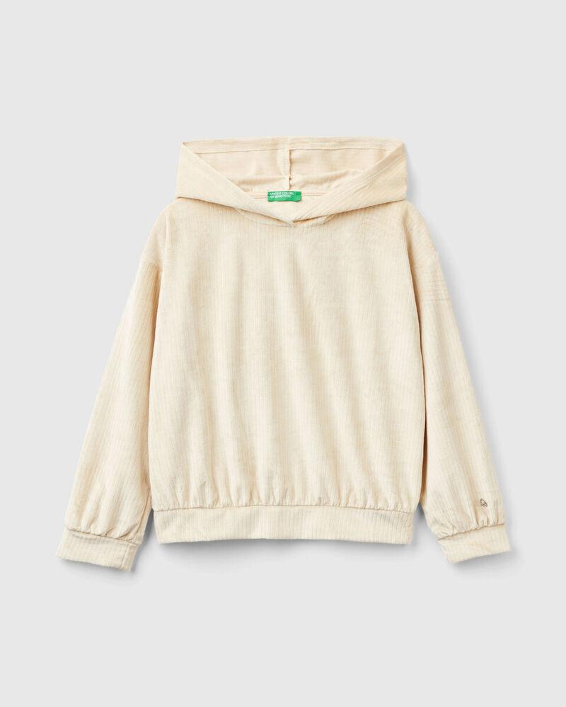 Benetton Majica sa kapuljačom 3C9 za djevojčice