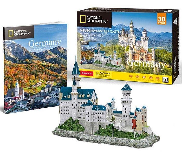 KUBIČNA ZABAVNA Slagalica 3D Dvorac Neuschwanstein