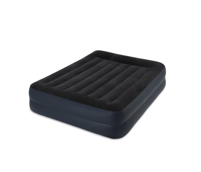 Intex Sofa na napuhavanje 203x152cm, Queen oslonac za jastuke, crna
