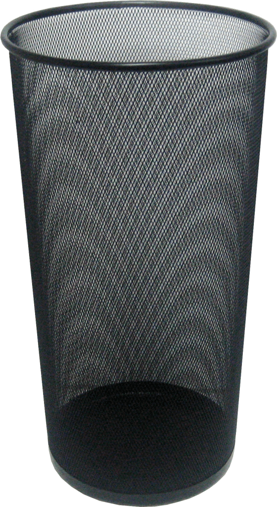 Metalna korpa za kišobrane, Crna